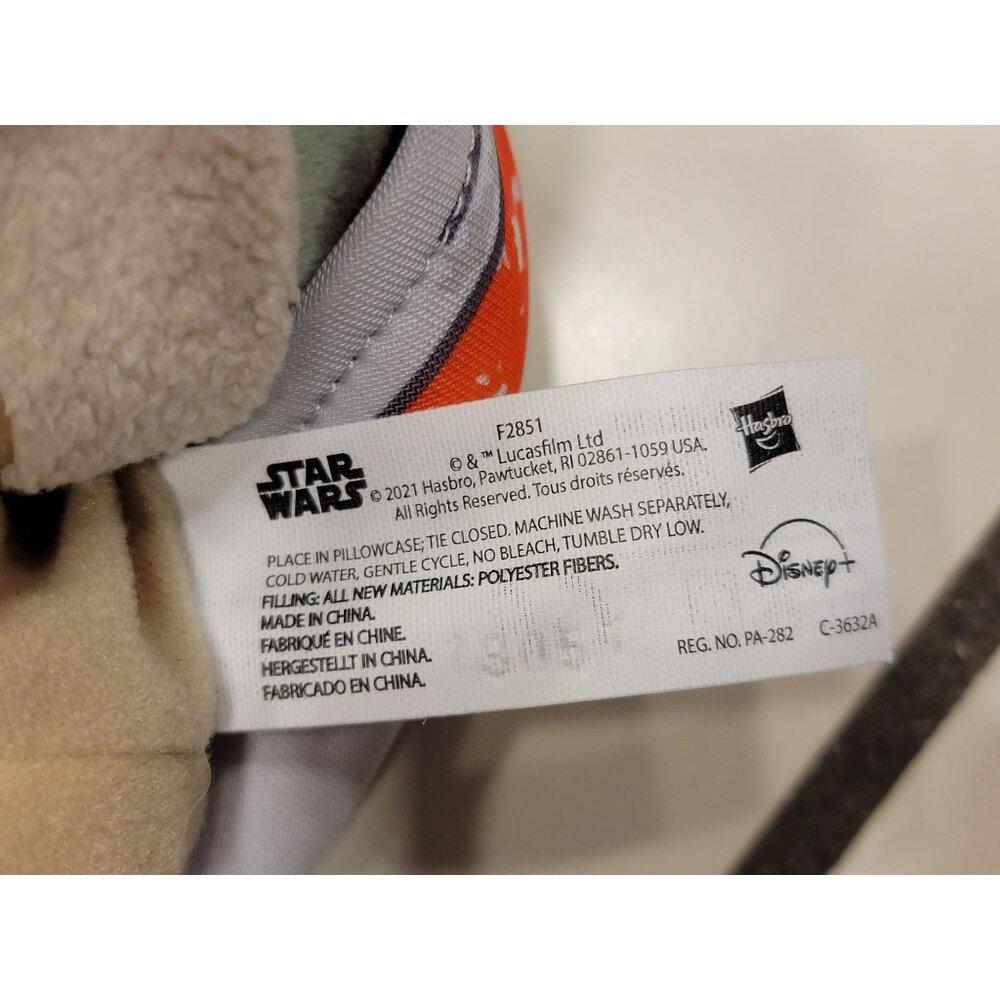 Star Wars The Mandalorian Grogu Plush Toy & Carrier Hand Puppet By Hasbro 6 Inch - Picture 5 of 7
